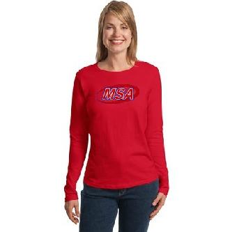 Red Long Sleeve T-Shirt Image